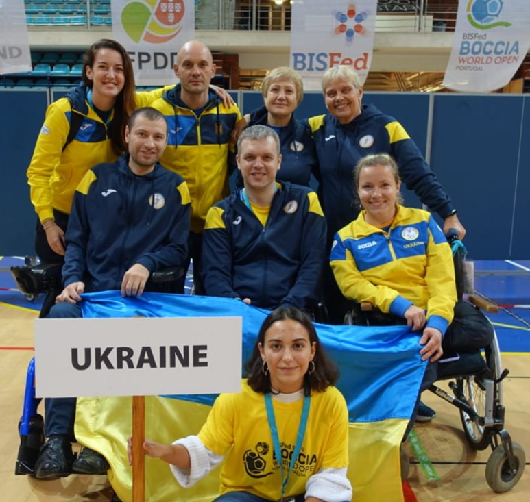 Support for UKR Boccia athletes World Boccia